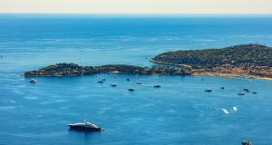 An ariel view of St-Jean-Cap-Ferrat on the French Riviera.